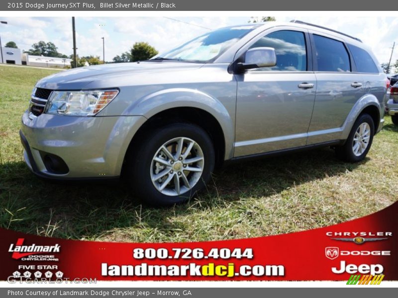 Billet Silver Metallic / Black 2015 Dodge Journey SXT Plus
