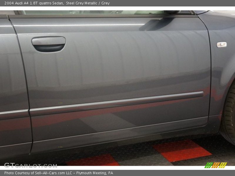 Steel Grey Metallic / Grey 2004 Audi A4 1.8T quattro Sedan