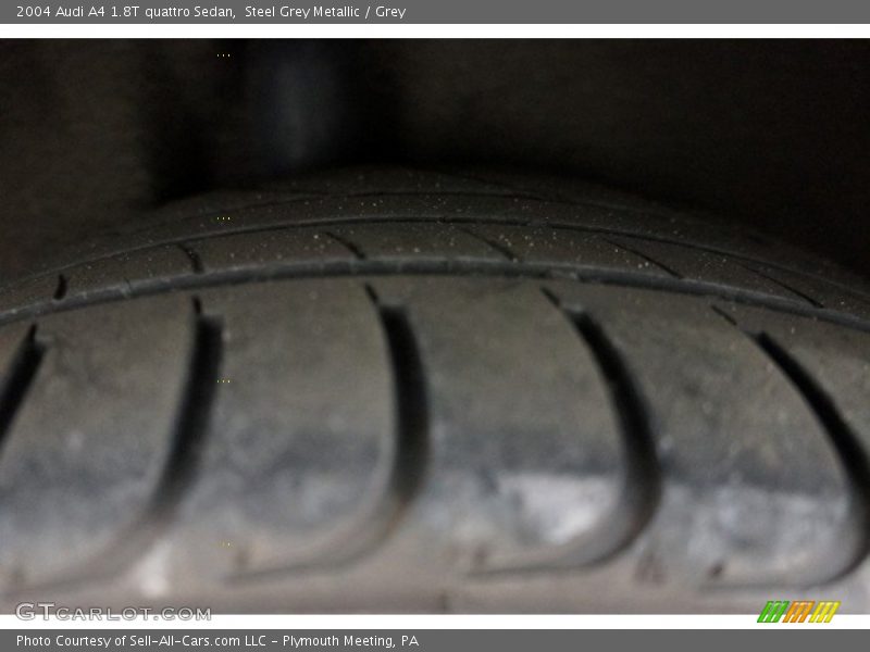 Steel Grey Metallic / Grey 2004 Audi A4 1.8T quattro Sedan