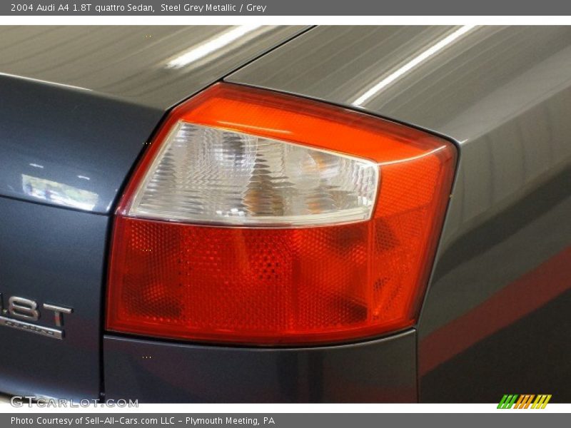 Steel Grey Metallic / Grey 2004 Audi A4 1.8T quattro Sedan
