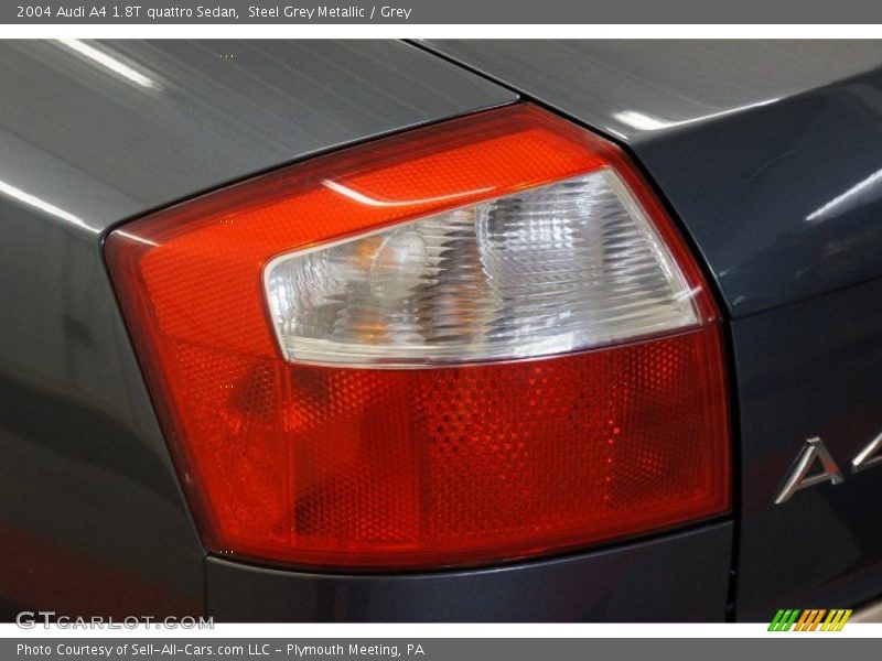Steel Grey Metallic / Grey 2004 Audi A4 1.8T quattro Sedan