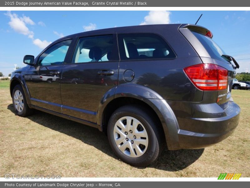 Granite Crystal Metallic / Black 2015 Dodge Journey American Value Package