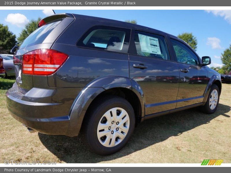 Granite Crystal Metallic / Black 2015 Dodge Journey American Value Package
