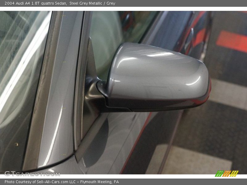 Steel Grey Metallic / Grey 2004 Audi A4 1.8T quattro Sedan