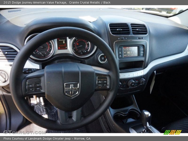 Granite Crystal Metallic / Black 2015 Dodge Journey American Value Package