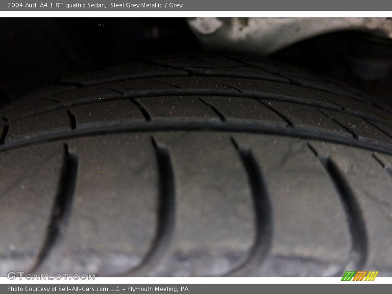 Steel Grey Metallic / Grey 2004 Audi A4 1.8T quattro Sedan
