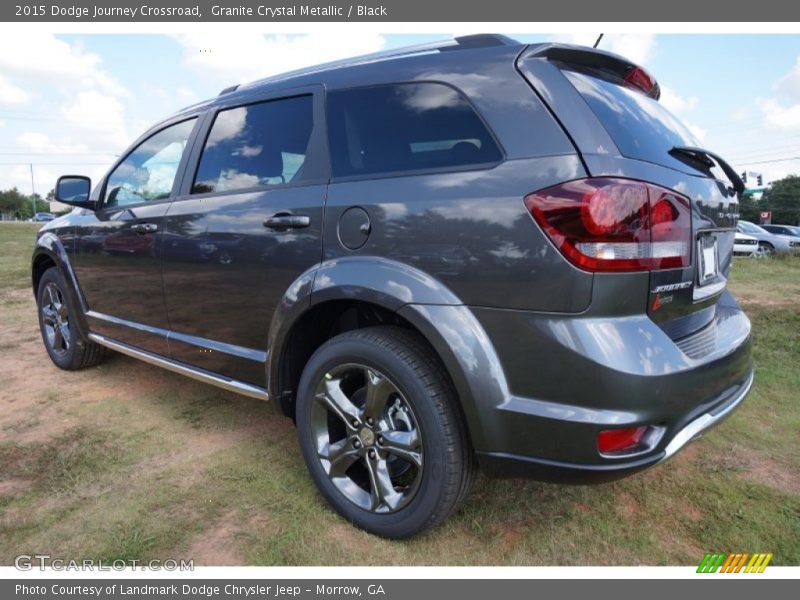 Granite Crystal Metallic / Black 2015 Dodge Journey Crossroad