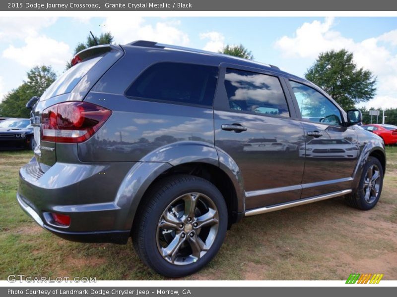 Granite Crystal Metallic / Black 2015 Dodge Journey Crossroad