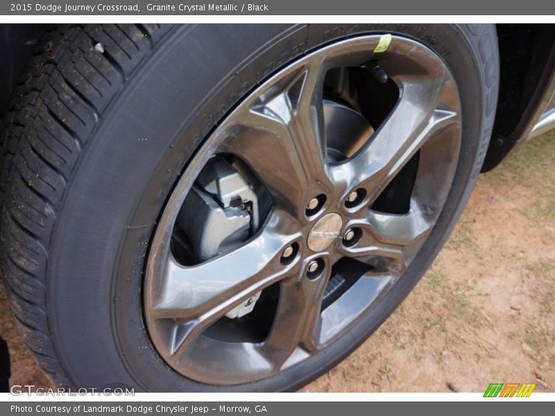 Granite Crystal Metallic / Black 2015 Dodge Journey Crossroad