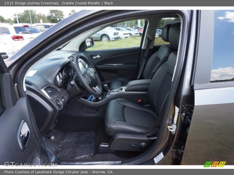 Granite Crystal Metallic / Black 2015 Dodge Journey Crossroad