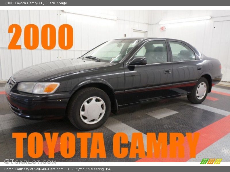 Black / Sage 2000 Toyota Camry CE