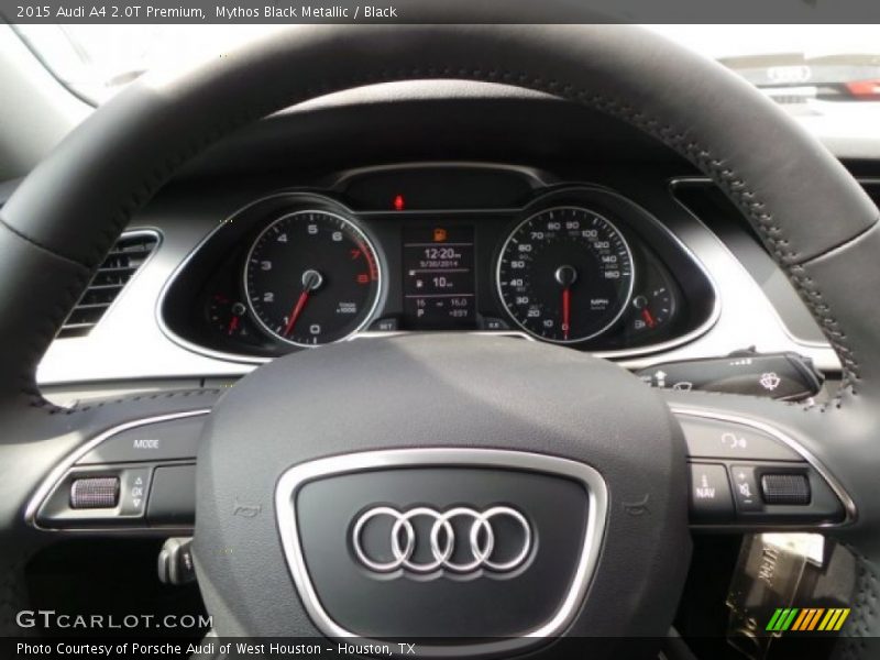 Mythos Black Metallic / Black 2015 Audi A4 2.0T Premium