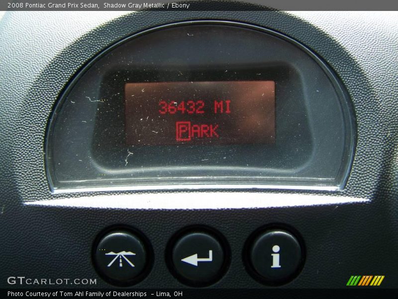 Shadow Gray Metallic / Ebony 2008 Pontiac Grand Prix Sedan