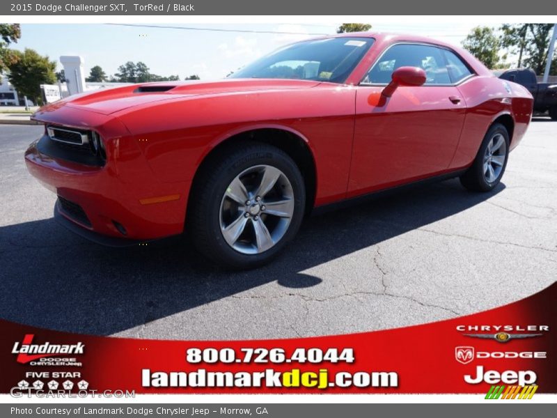 TorRed / Black 2015 Dodge Challenger SXT