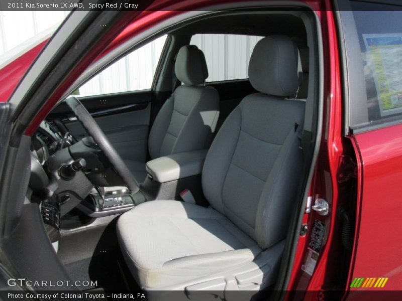 Spicy Red / Gray 2011 Kia Sorento LX AWD