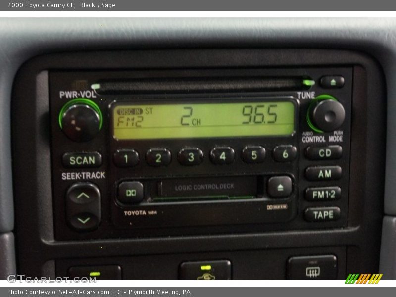 Black / Sage 2000 Toyota Camry CE