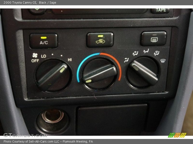 Black / Sage 2000 Toyota Camry CE