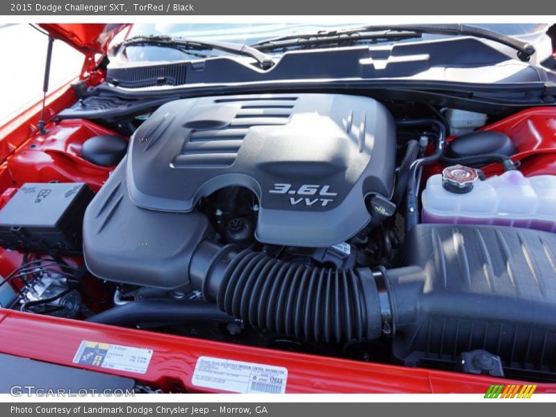 TorRed / Black 2015 Dodge Challenger SXT