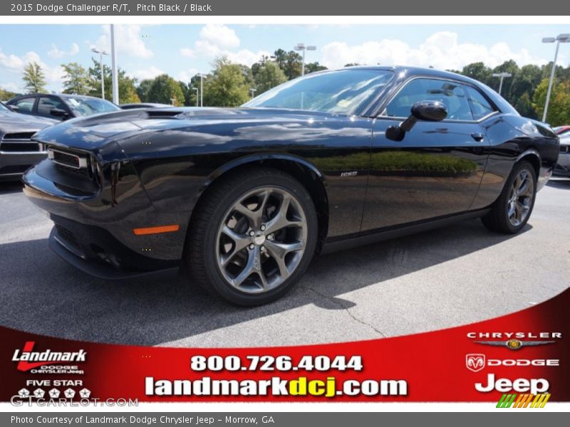 Pitch Black / Black 2015 Dodge Challenger R/T