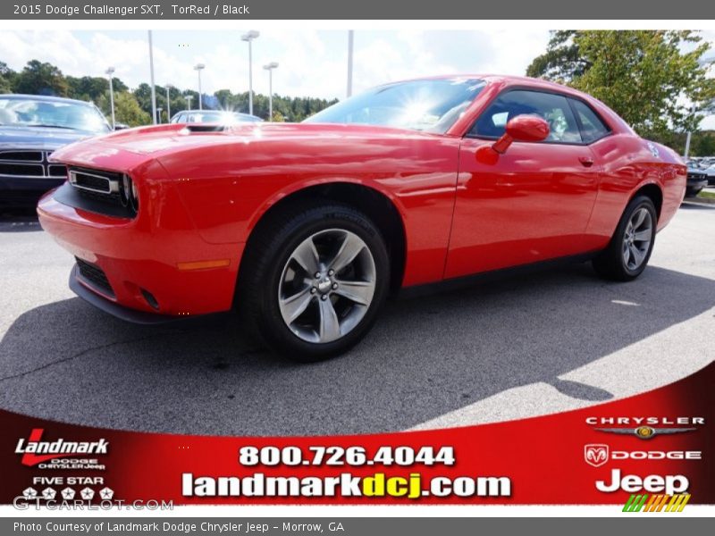 TorRed / Black 2015 Dodge Challenger SXT
