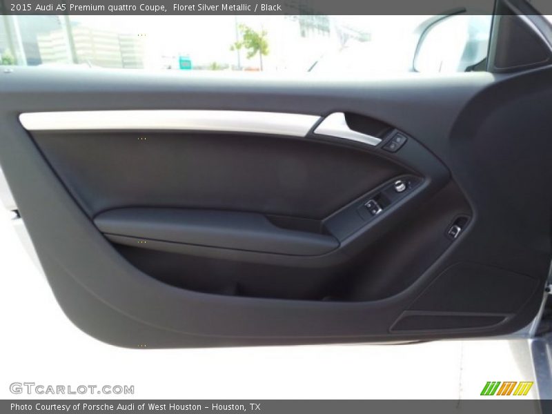 Floret Silver Metallic / Black 2015 Audi A5 Premium quattro Coupe