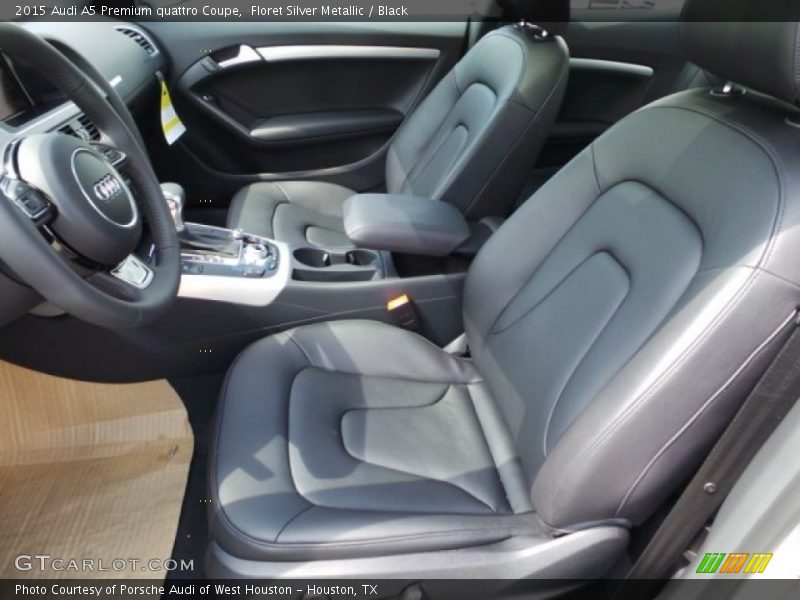 Floret Silver Metallic / Black 2015 Audi A5 Premium quattro Coupe