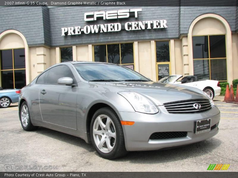 Diamond Graphite Metallic / Graphite Black 2007 Infiniti G 35 Coupe