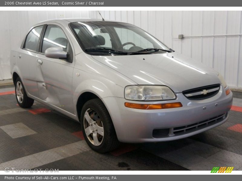 Cosmic Silver / Charcoal 2006 Chevrolet Aveo LS Sedan