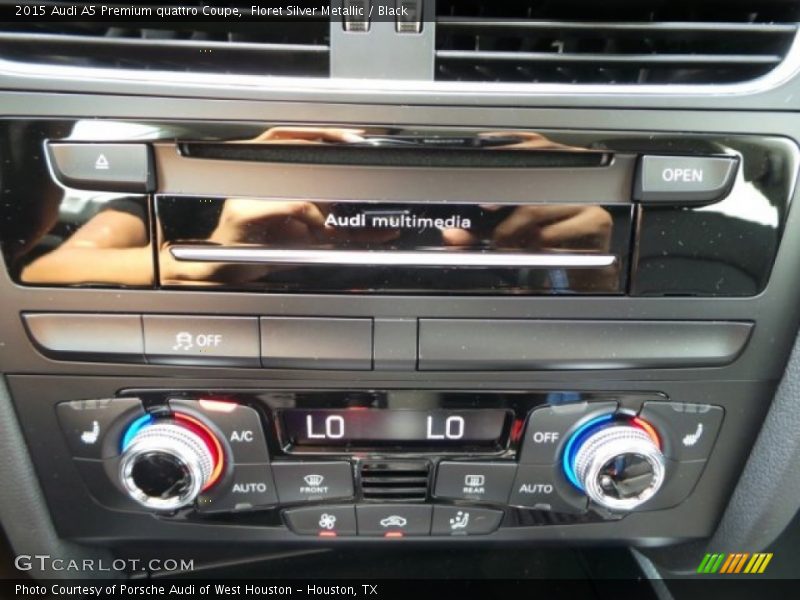 Floret Silver Metallic / Black 2015 Audi A5 Premium quattro Coupe