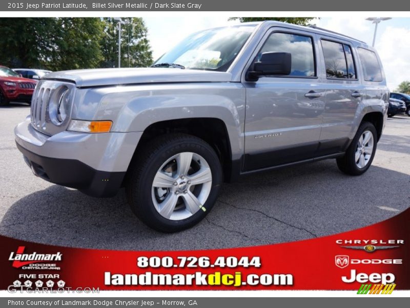 Billet Silver Metallic / Dark Slate Gray 2015 Jeep Patriot Latitude