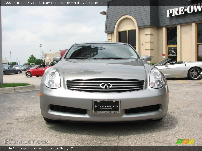 Diamond Graphite Metallic / Graphite Black 2007 Infiniti G 35 Coupe