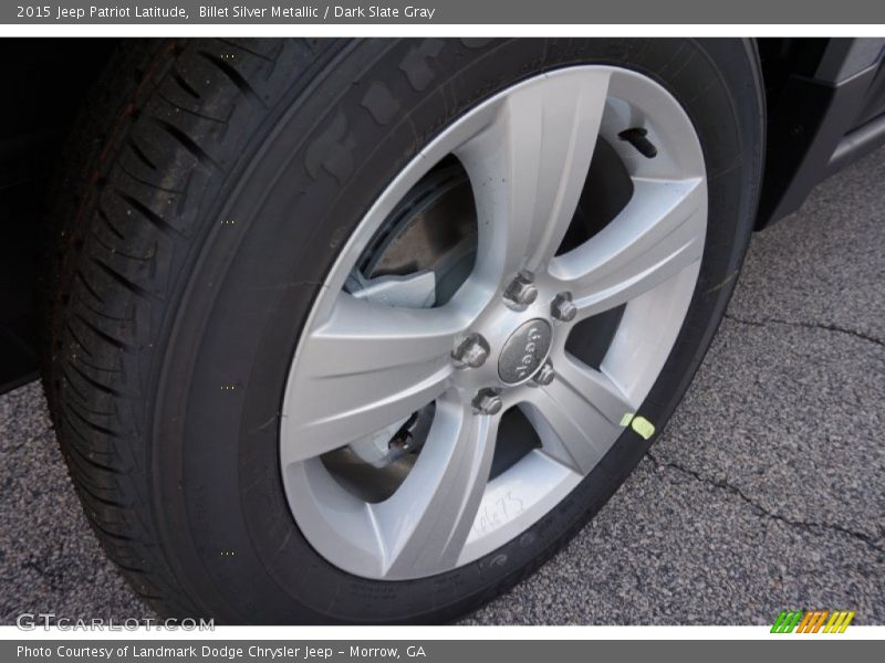 Billet Silver Metallic / Dark Slate Gray 2015 Jeep Patriot Latitude