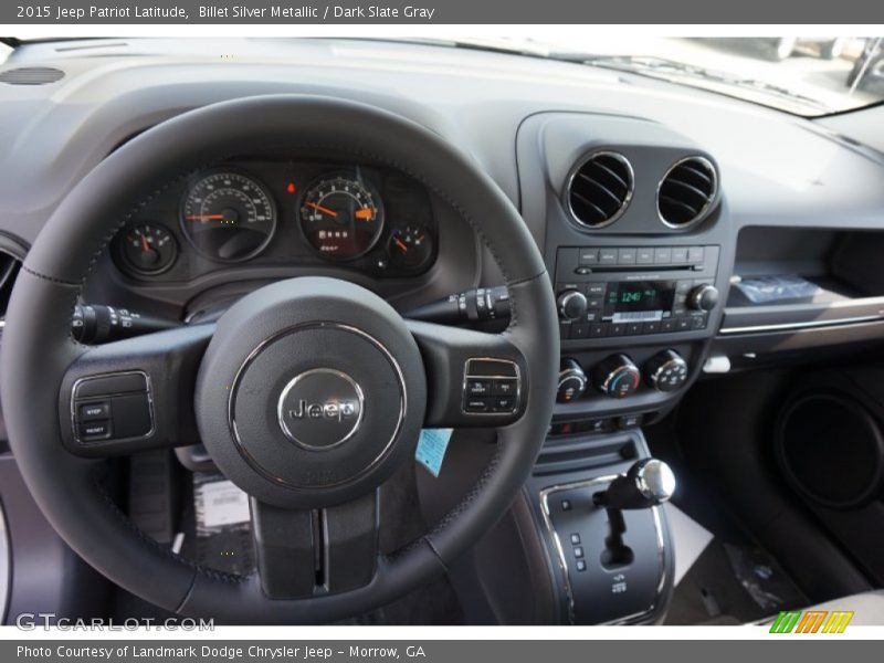 Billet Silver Metallic / Dark Slate Gray 2015 Jeep Patriot Latitude