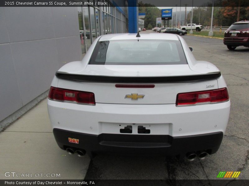 Summit White / Black 2015 Chevrolet Camaro SS Coupe