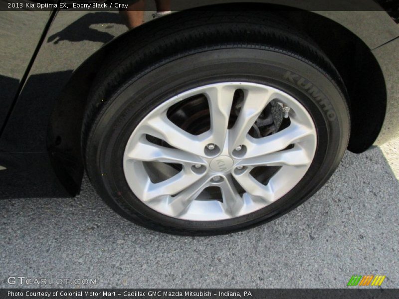 Ebony Black / Gray 2013 Kia Optima EX
