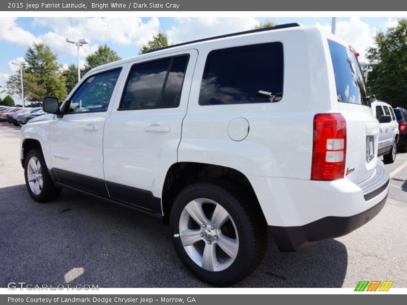 Bright White / Dark Slate Gray 2015 Jeep Patriot Latitude