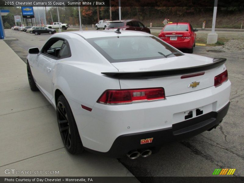 Summit White / Black 2015 Chevrolet Camaro SS Coupe