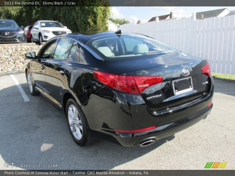 Ebony Black / Gray 2013 Kia Optima EX