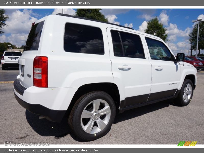 Bright White / Dark Slate Gray 2015 Jeep Patriot Latitude