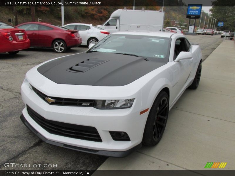 Summit White / Black 2015 Chevrolet Camaro SS Coupe