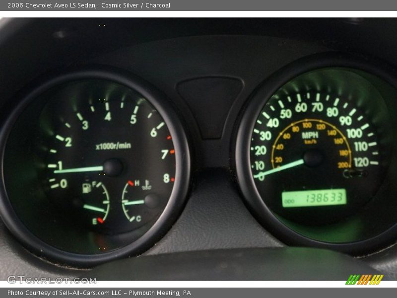 Cosmic Silver / Charcoal 2006 Chevrolet Aveo LS Sedan