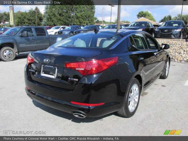 Ebony Black / Gray 2013 Kia Optima EX