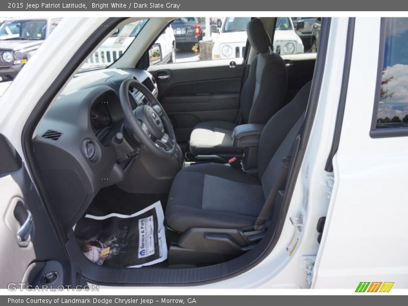 Bright White / Dark Slate Gray 2015 Jeep Patriot Latitude