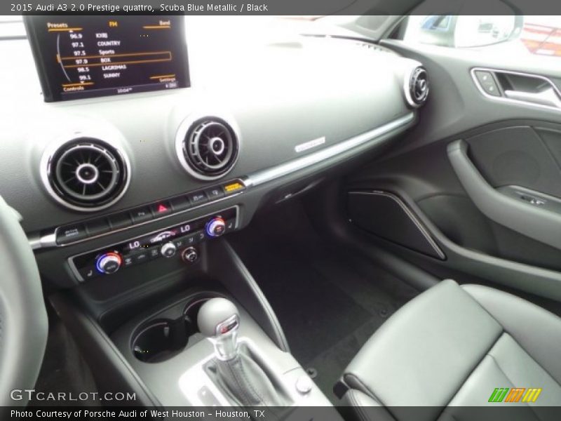 Scuba Blue Metallic / Black 2015 Audi A3 2.0 Prestige quattro