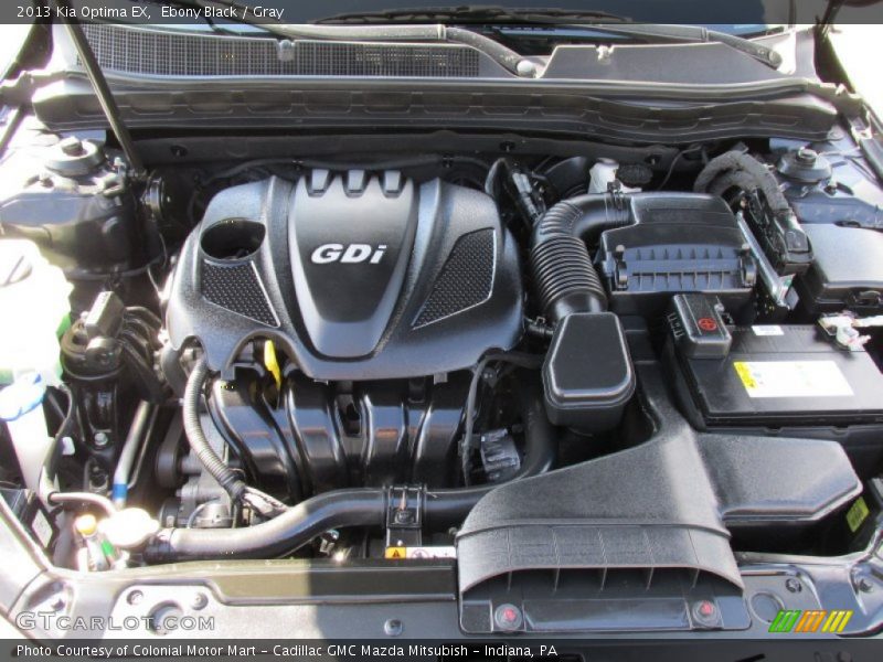 Ebony Black / Gray 2013 Kia Optima EX