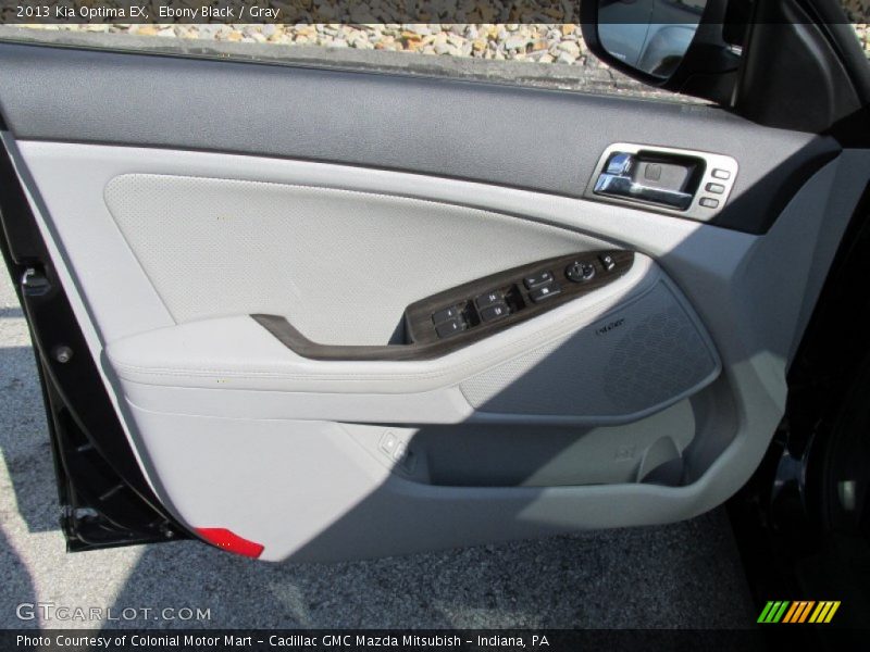 Ebony Black / Gray 2013 Kia Optima EX