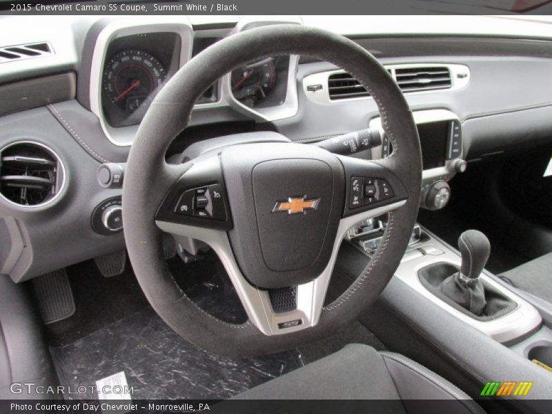 Summit White / Black 2015 Chevrolet Camaro SS Coupe