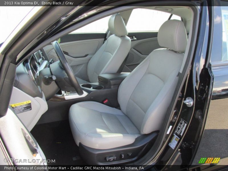 Ebony Black / Gray 2013 Kia Optima EX