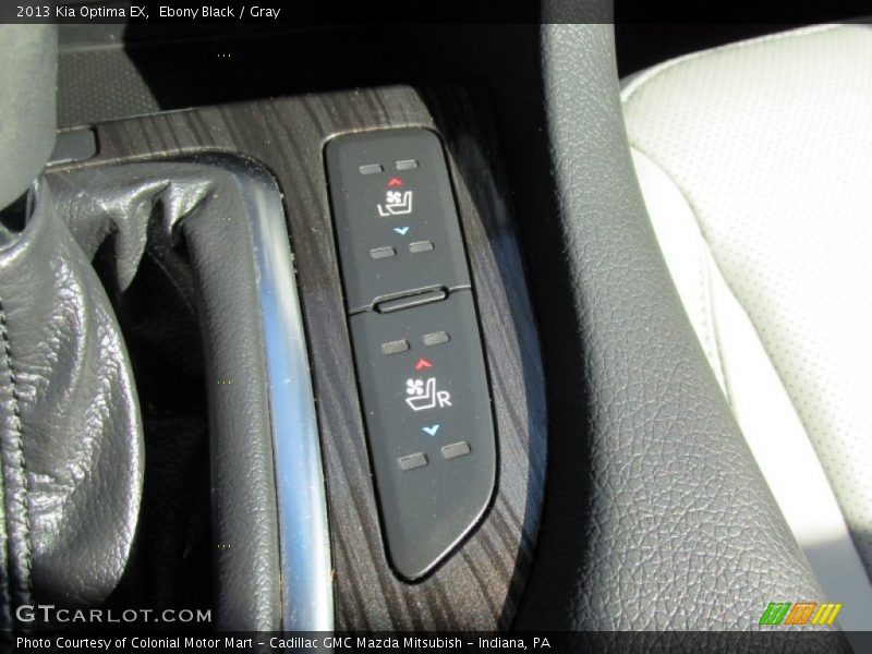 Ebony Black / Gray 2013 Kia Optima EX