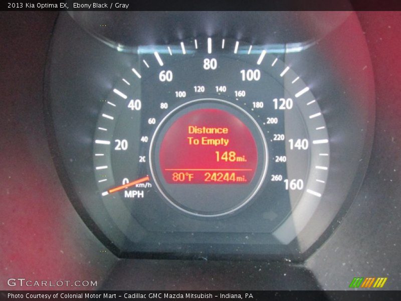 Ebony Black / Gray 2013 Kia Optima EX